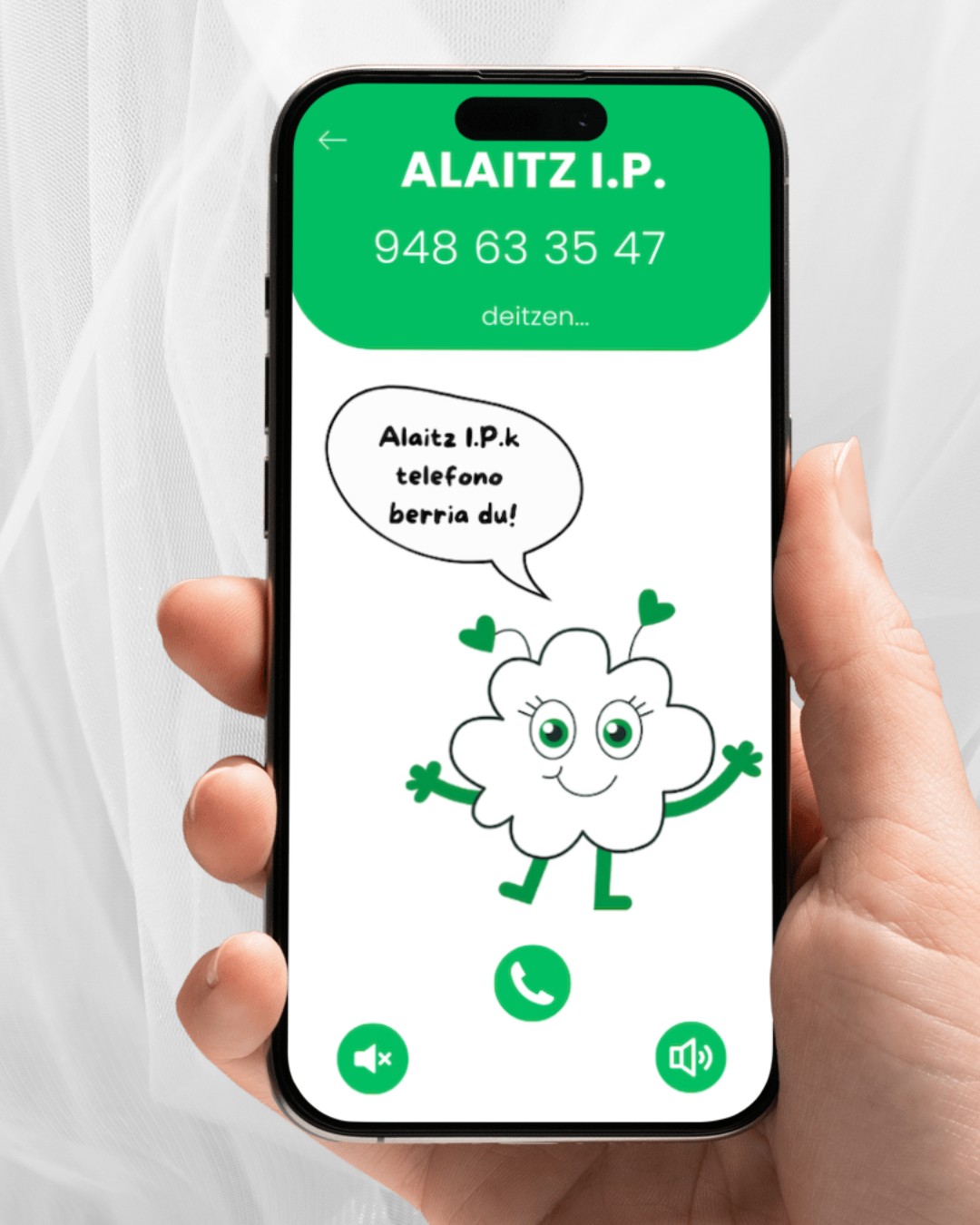 Alaitz Ikastetxe Publikoak telefono berria du